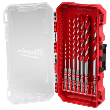 7PC. SHOCKWAVE™ Impact Duty Carbide Hammer Drill Bit Set