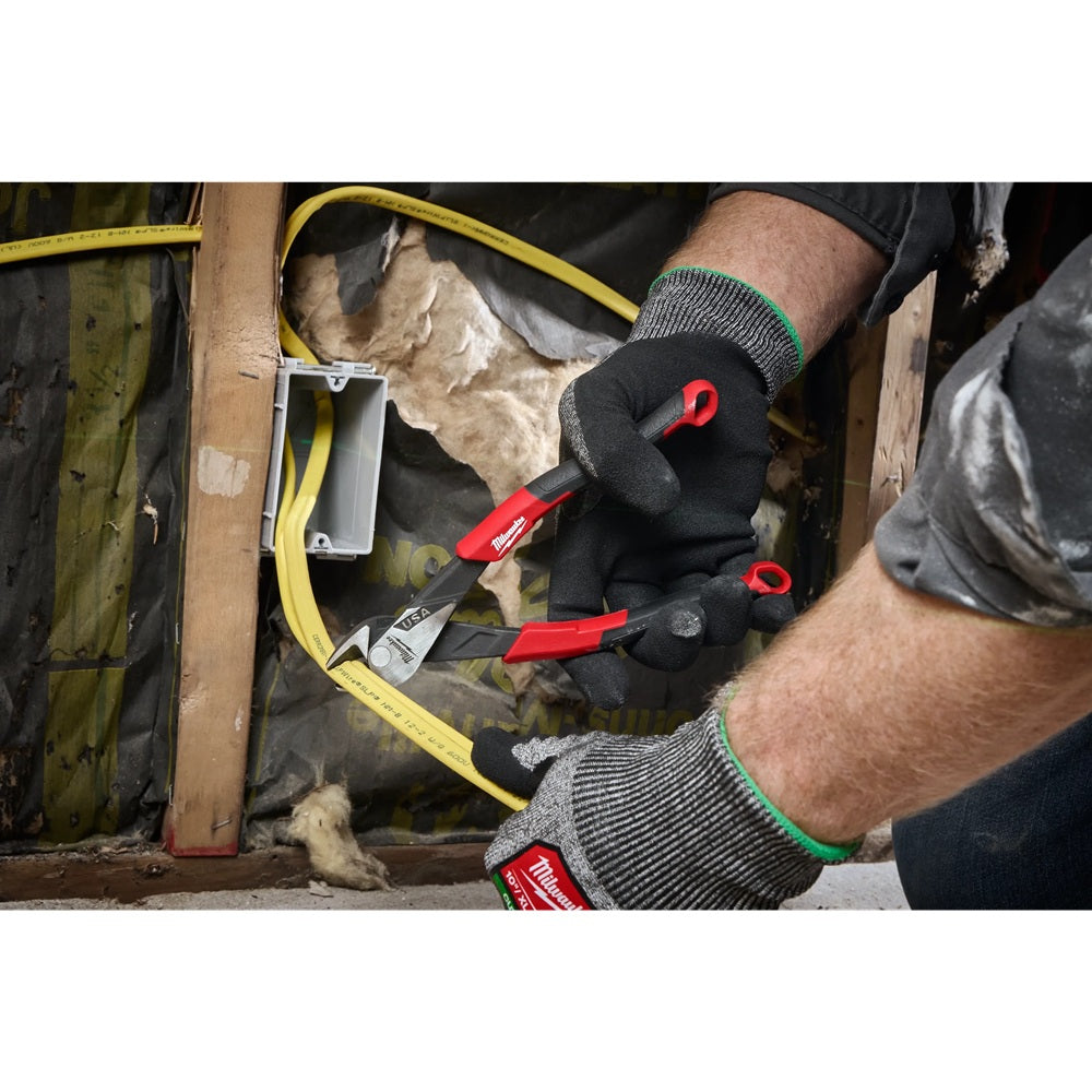 8" Angled Head Diagonal Comfort Grip Cutting Pliers (USA)