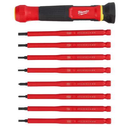8-in-1 1000V Insulated Precision Multi-Bit Screwdriver Set