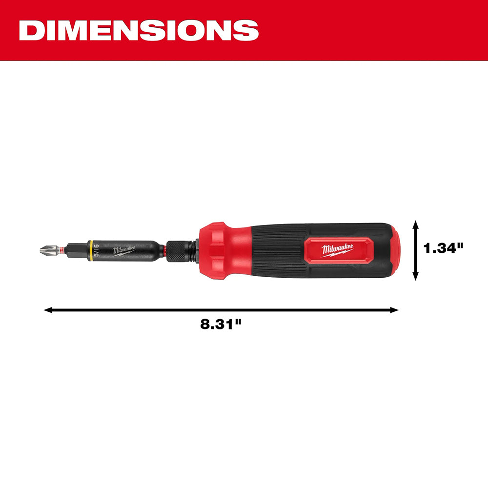 8-IN-1 Multi-Bit & Nut Driver W/ SHOCKWAVE™ Impact Duty Bits & Nut Drivers