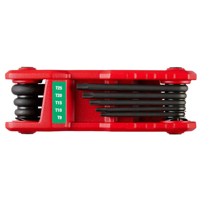 8-Key Folding Hex Key Set - Torx