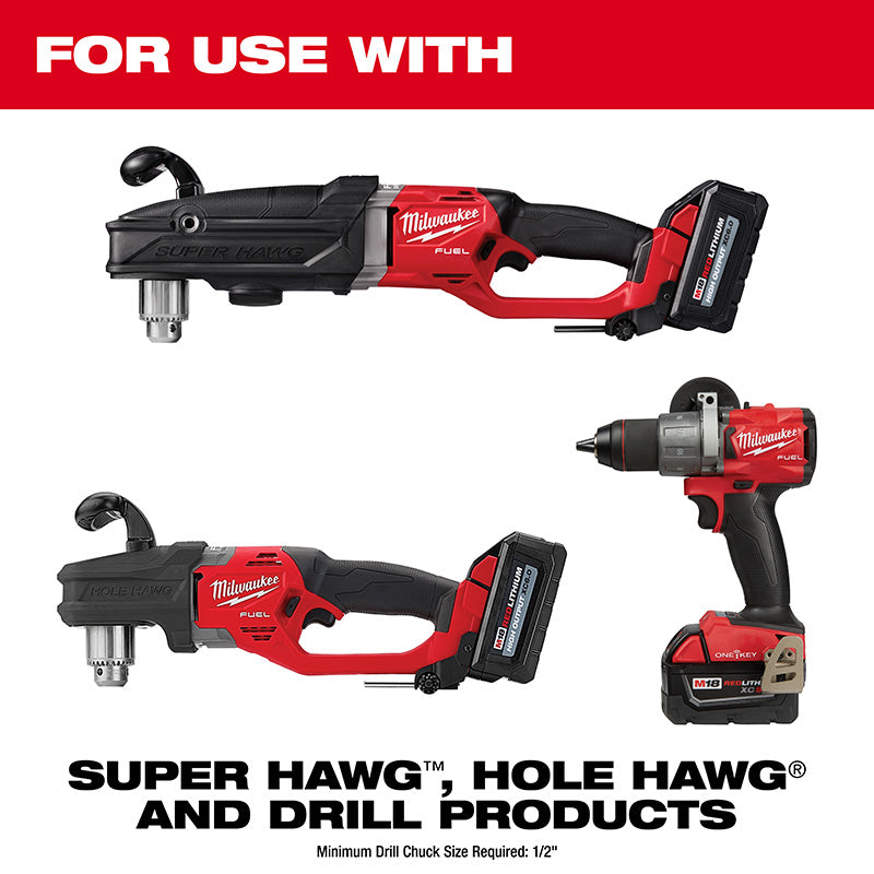 For use with Super Hawg, Hole Hawg and Drill Products