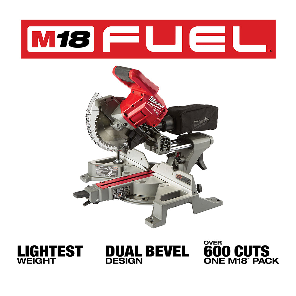 M18 FUEL™ 7-1/4 in. Dual Bevel Sliding Compound Miter Saw