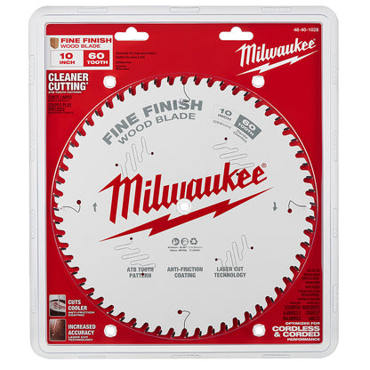 10" 60T Fine Finish Circular Saw Blade
