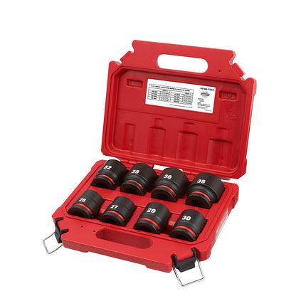 8PC SHOCKWAVE™ Impact Duty 3/4" Drive Metric Standard 6 Point Socket Set
