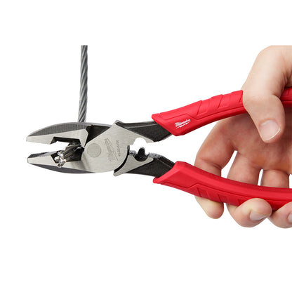 9 in. High Leverage Lineman's Pliers w/ Crimper