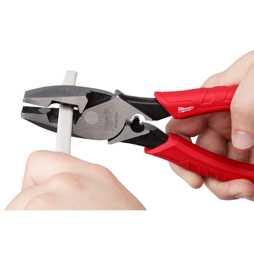 9 in. High Leverage Lineman's Pliers w/ Crimper