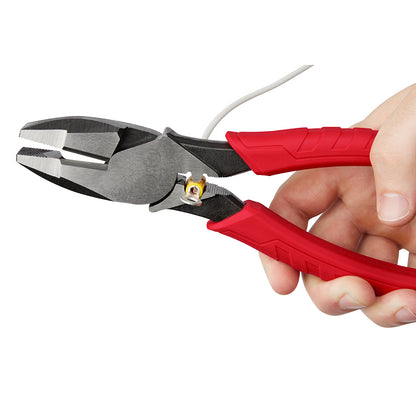 9 in. High Leverage Lineman's Pliers w/ Crimper