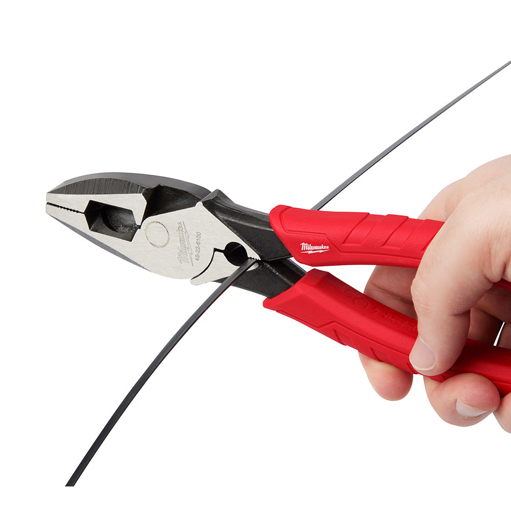 9 in. High Leverage Lineman's Pliers w/ Crimper