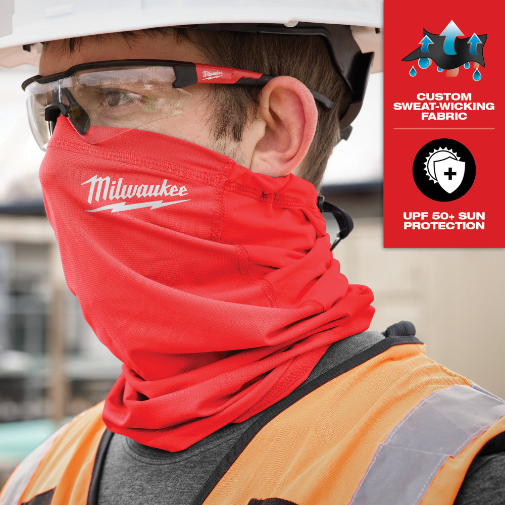 WORKSKIN™  Performance Neck Gaiter - Red