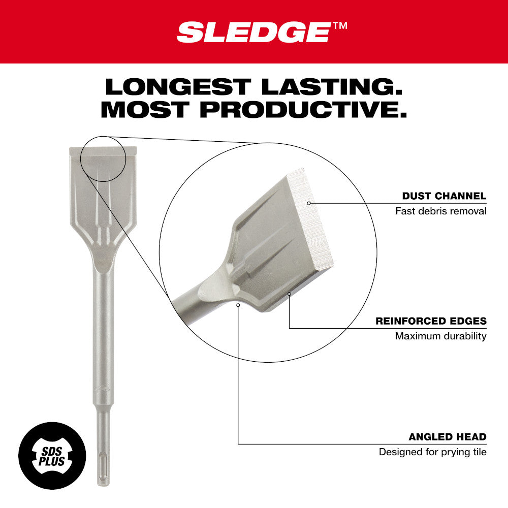 SDS Plus SLEDGE™ 1-7/8" Tile Chisel