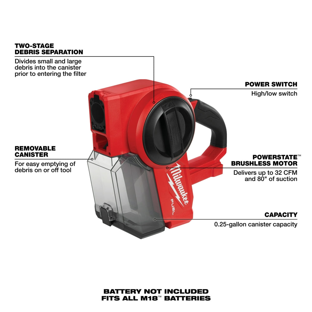 M18 FUEL™ Compact Vacuum