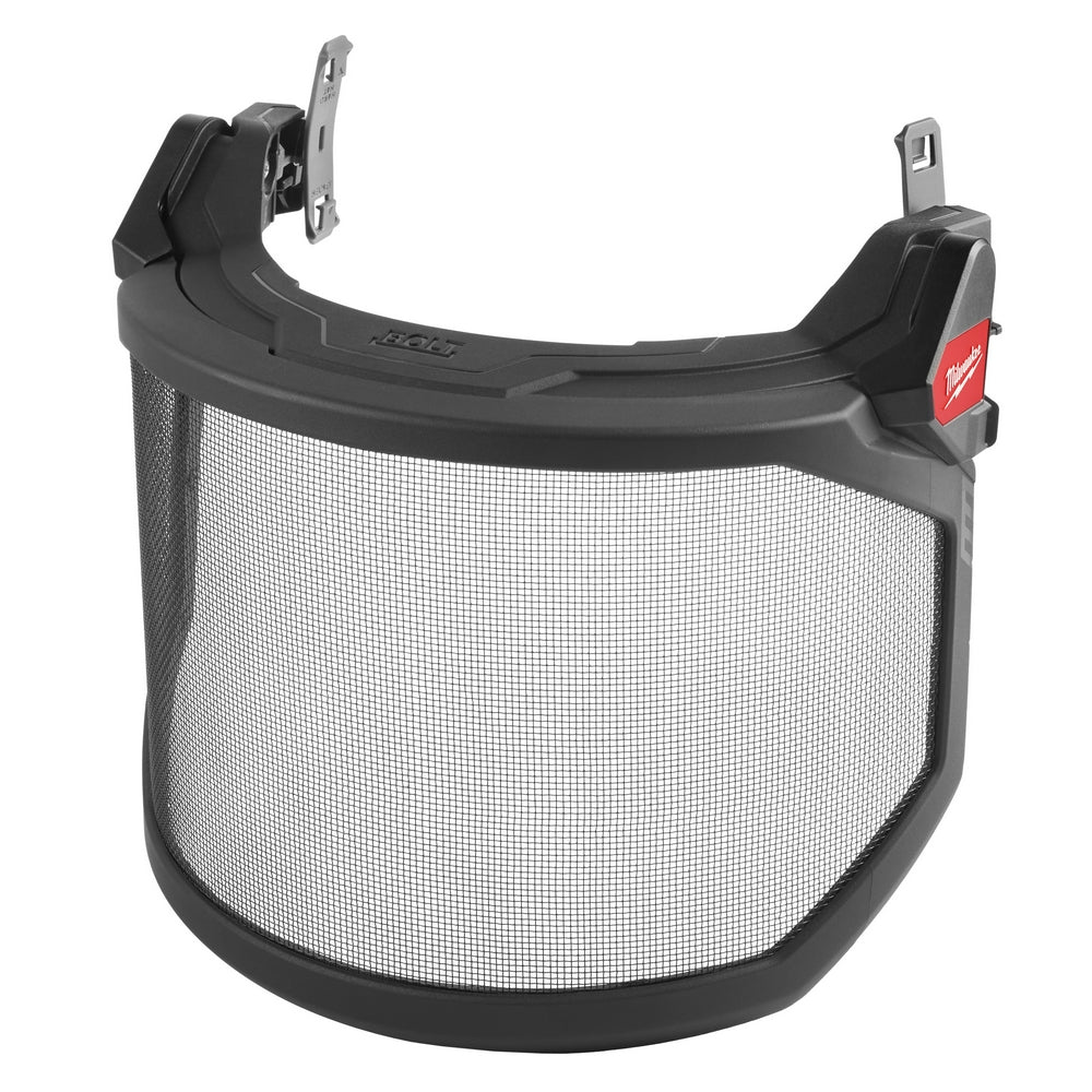 BOLT™ Full Face Shield - Metal Mesh (Compatible with Safety Helmets ...