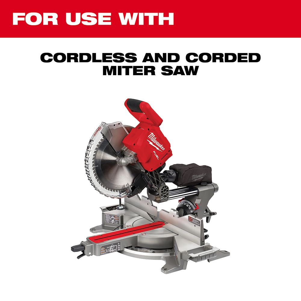 Circular Saw Two-Pack Wood Cutting Blades 12" 44T + 80T