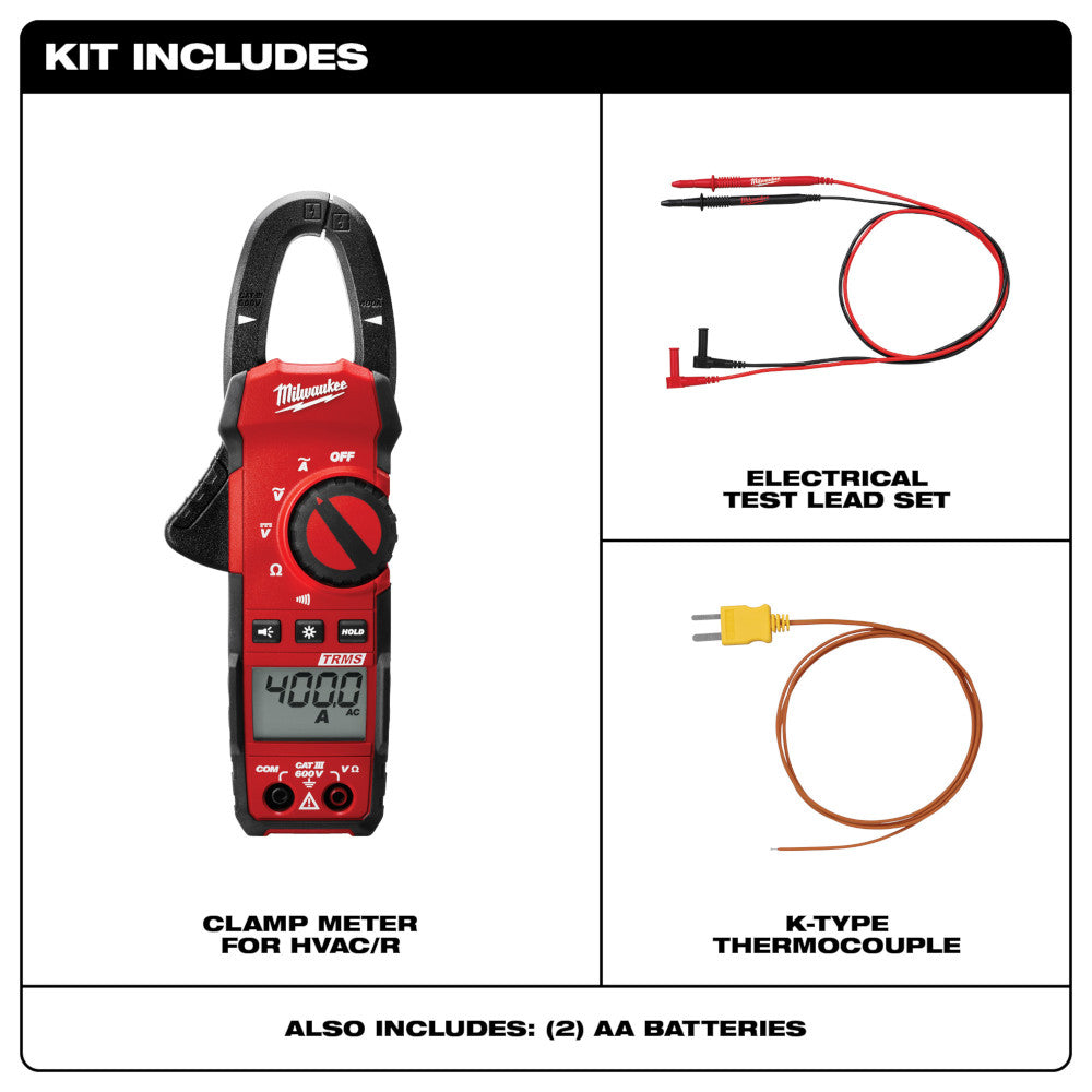 Clamp Meter for HVAC/R