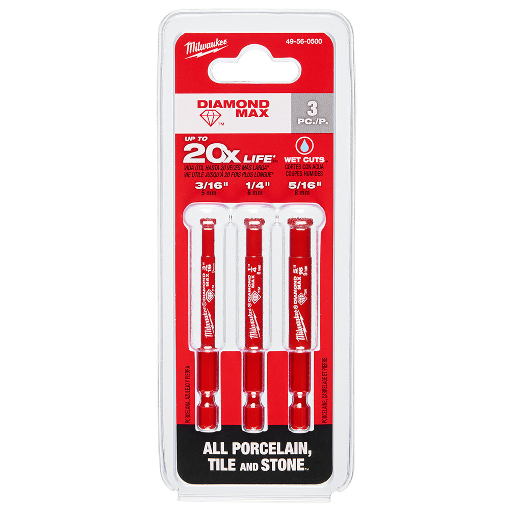 DIAMOND MAX™ Hole Saw Bit Set - 3PC
