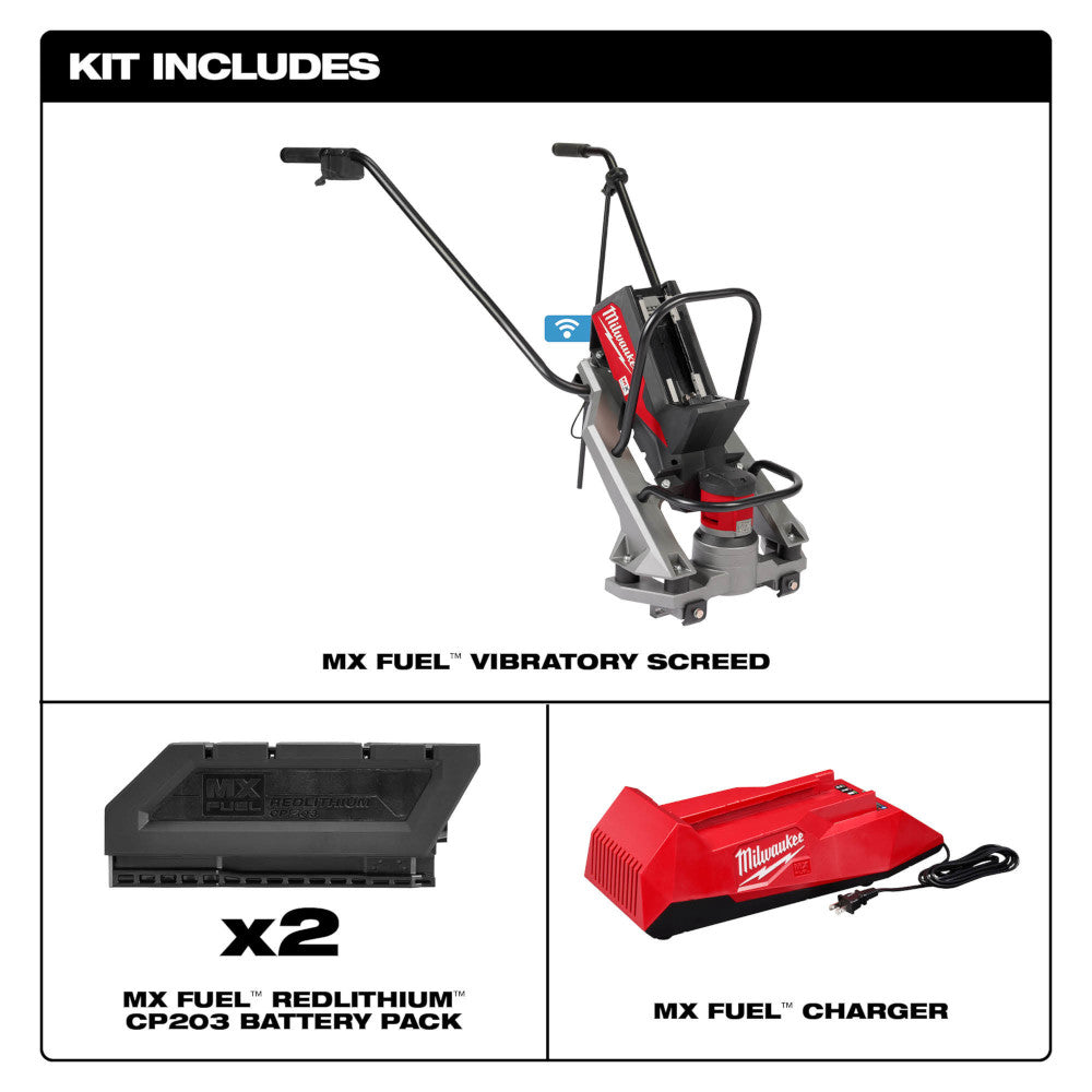 MX FUEL™ Vibratory Screed Kit