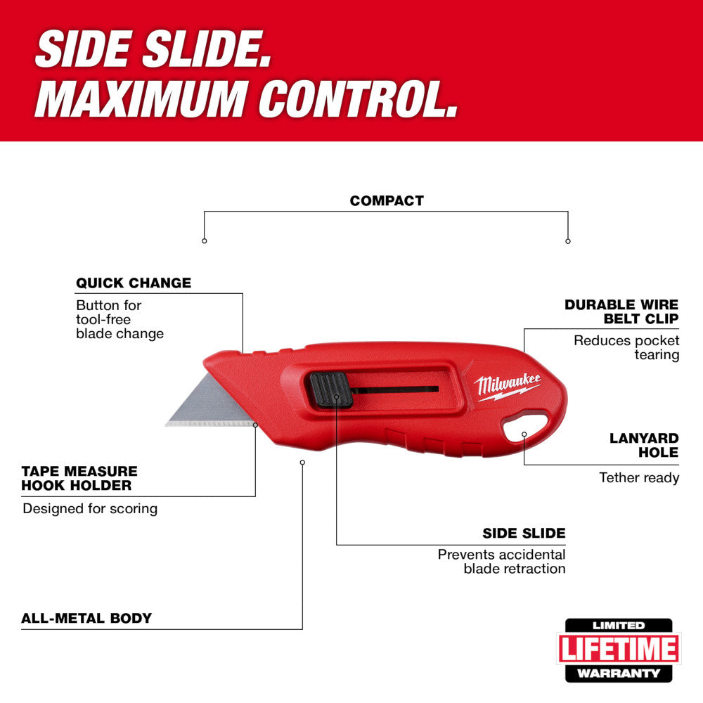 Compact Side Slide Utility Knife