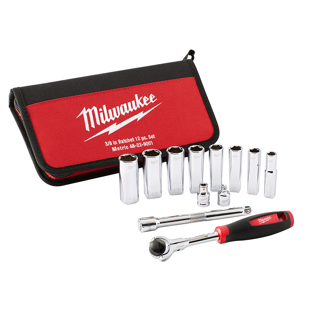 M12™ 3/8 in. Impact Wrench Kit w/Inflator