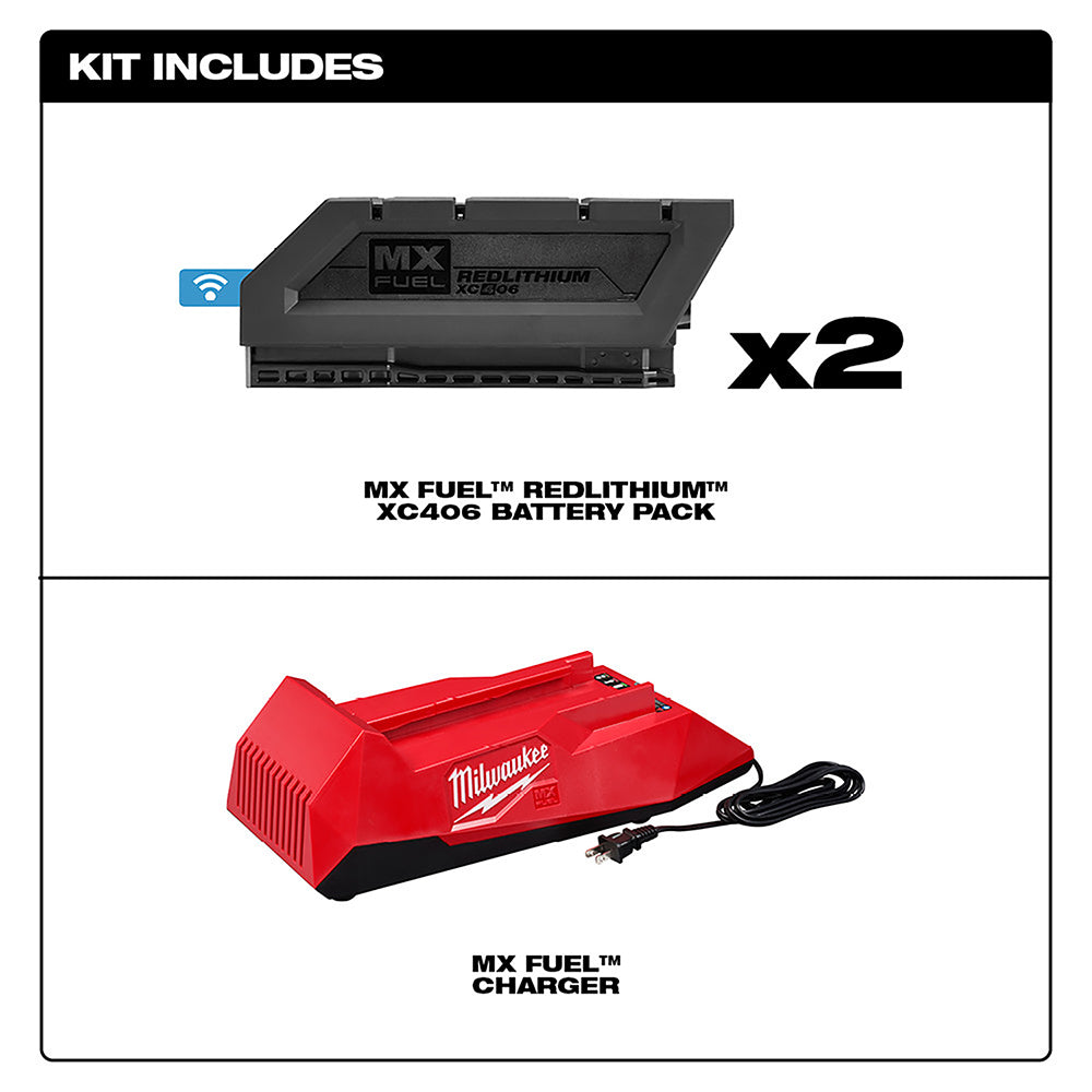 MX FUEL™ XC406 Battery/Charger Expansion Kit