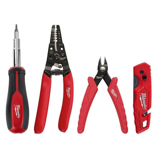 Electrician's Hand Tool Set, 4 Pieces