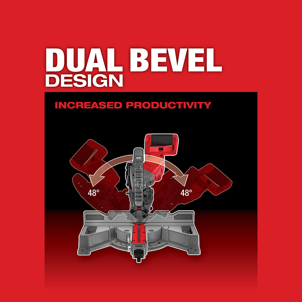 M18 FUEL™ 7-1/4 in. Dual Bevel Sliding Compound Miter Saw