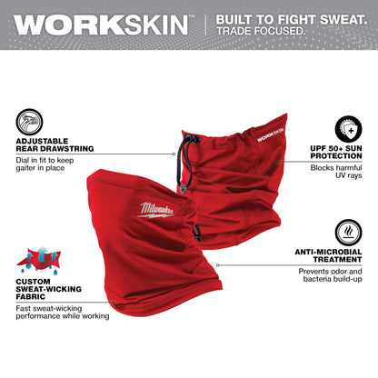 WORKSKIN™  Performance Neck Gaiter - Red