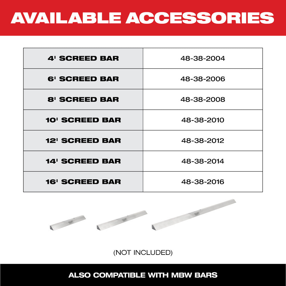 MX FUEL™ Vibratory Screed Kit