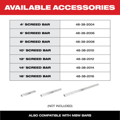 MX FUEL™ Vibratory Screed Kit