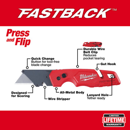 FASTBACK™ Folding Utility Knife
