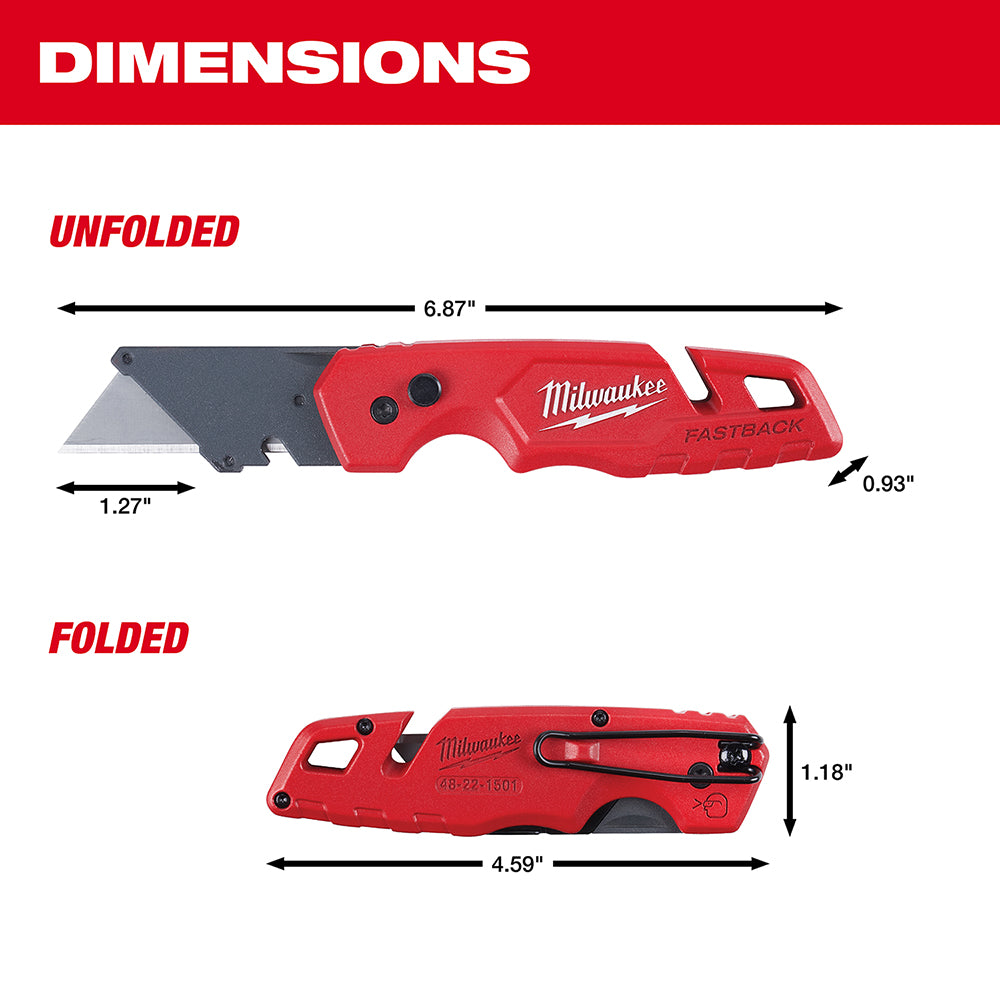 FASTBACK™ Folding Utility Knife