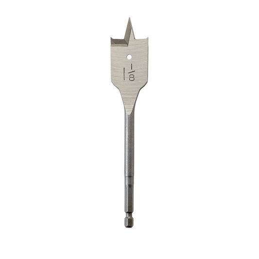Flat Boring Bit 1-1/8" x 6"