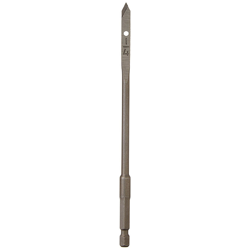 Flat Boring Bit 1/4" x 6"