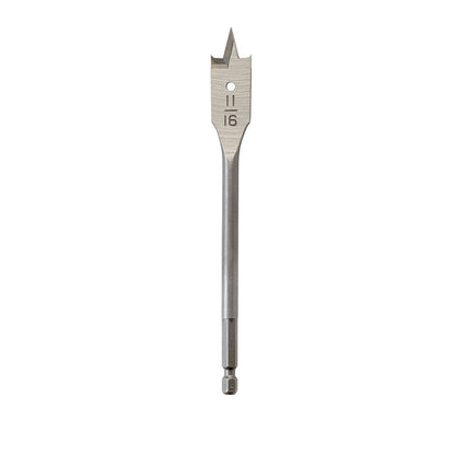 Flat Boring Bit 11/16" x 6"