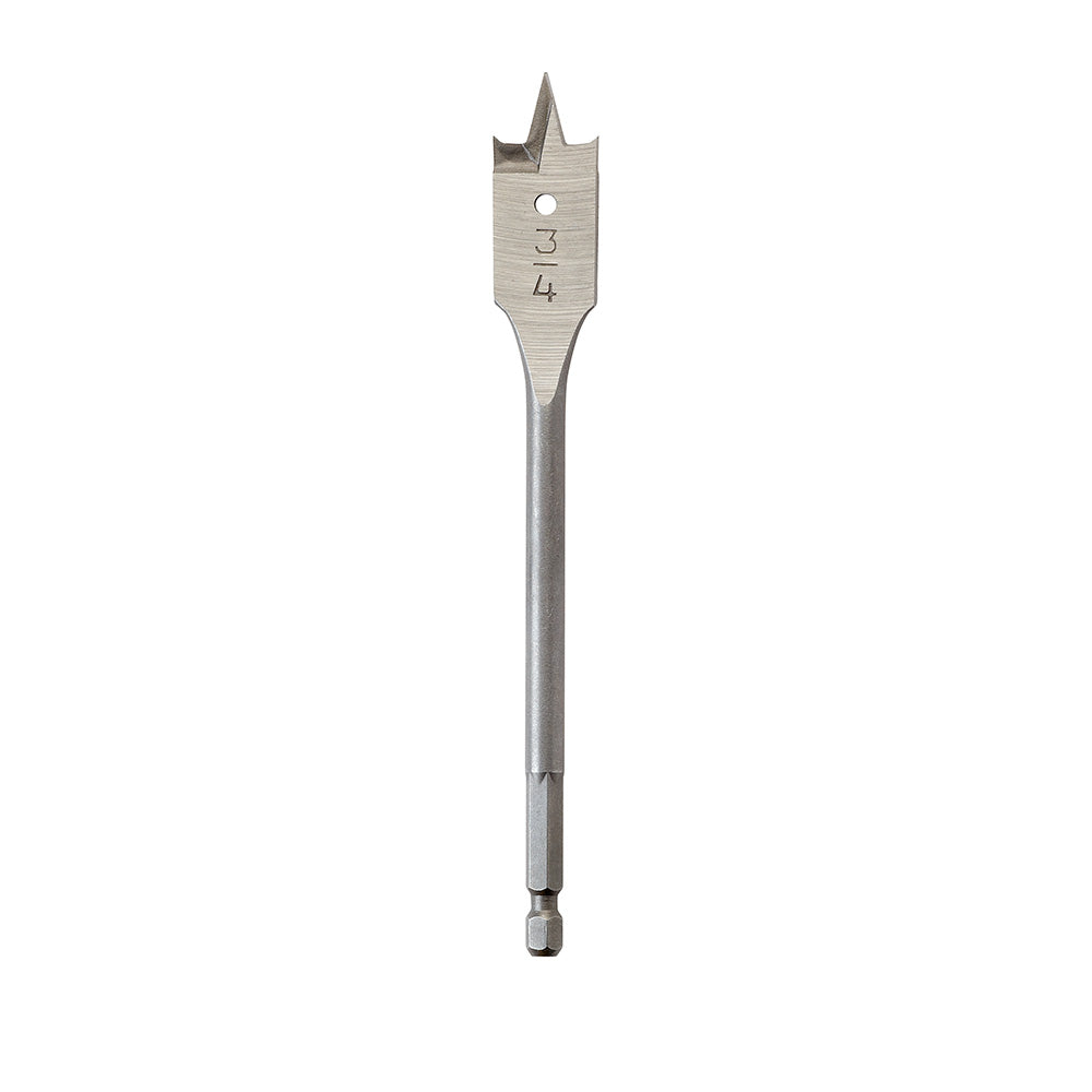 Flat Boring Bit 3/4" x 6"