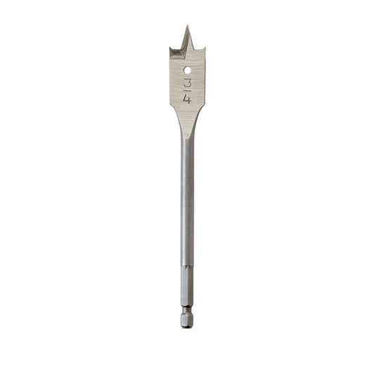 Flat Boring Bit 3/4" x 6"