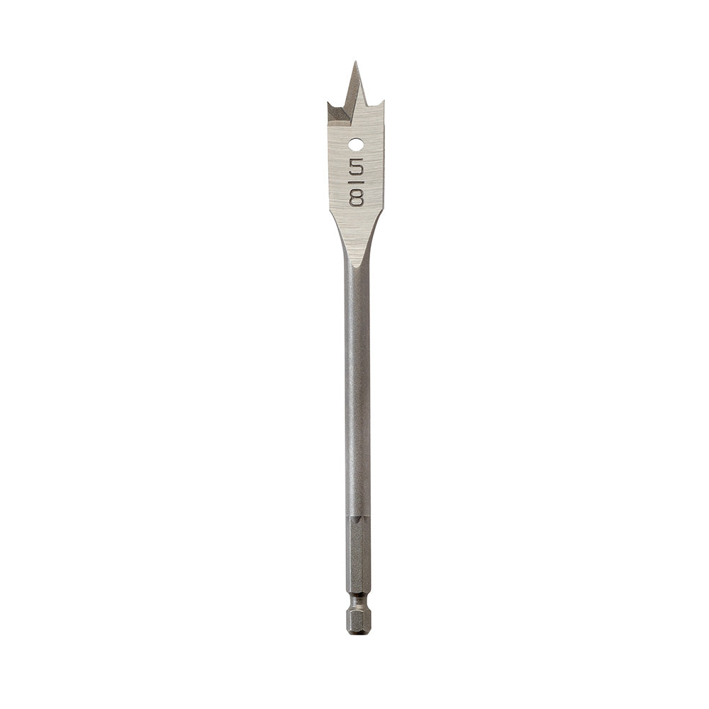 Flat Boring Bit 5/8" x 6"