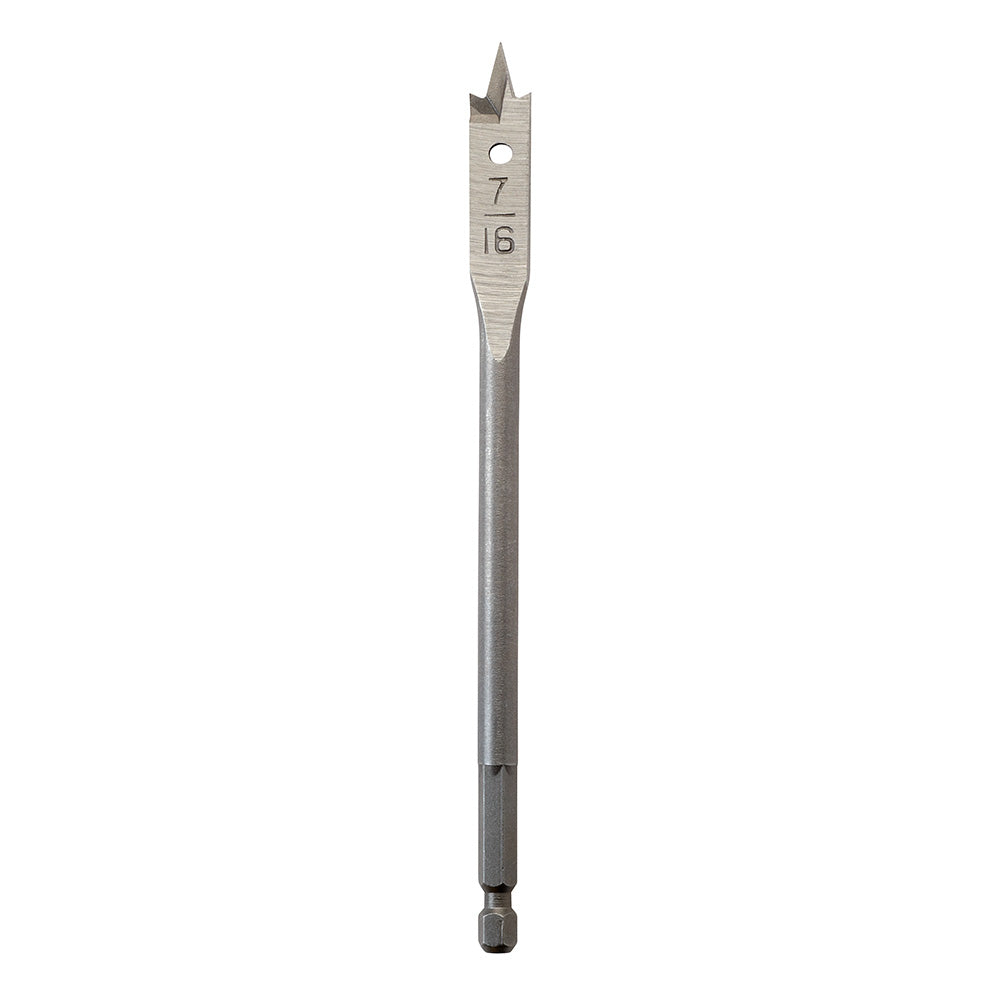Flat Boring Bit 7/16" x 6"