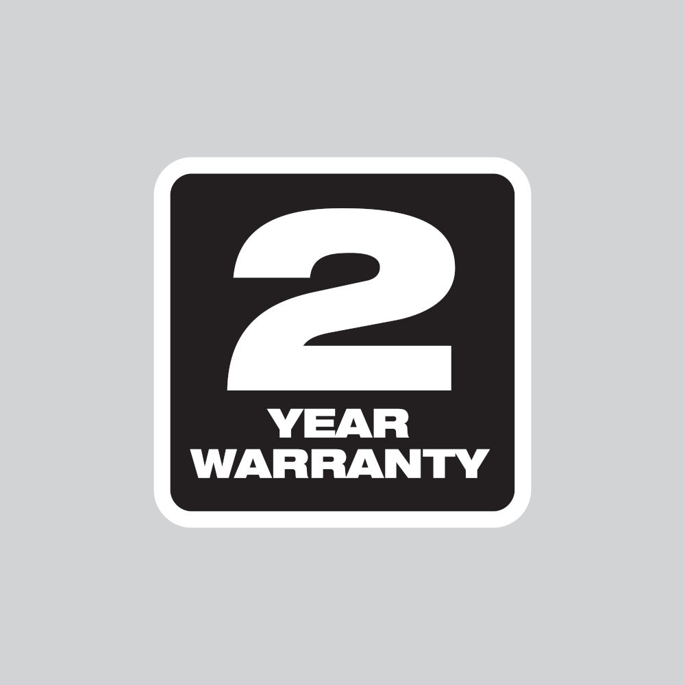 2 Year Warranty