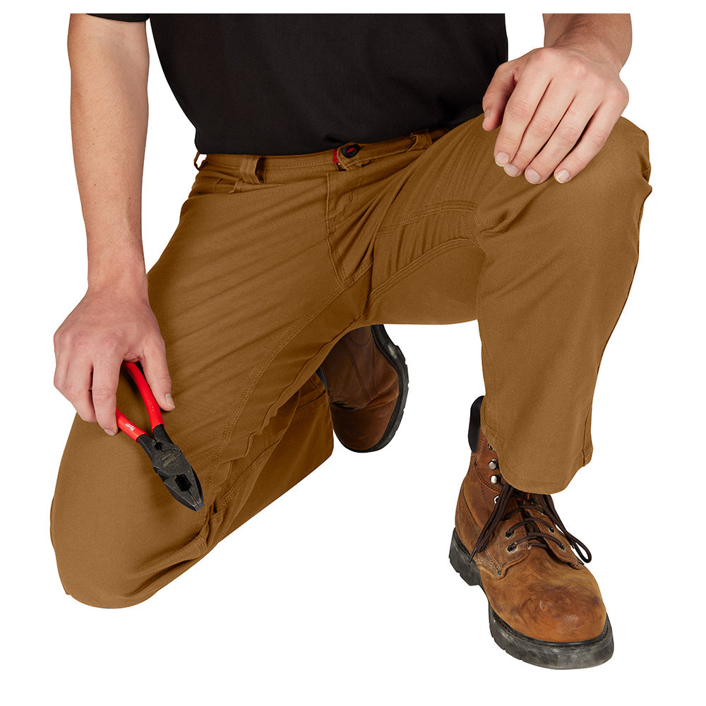 Heavy Duty Flex Work Pants - Khaki 3232