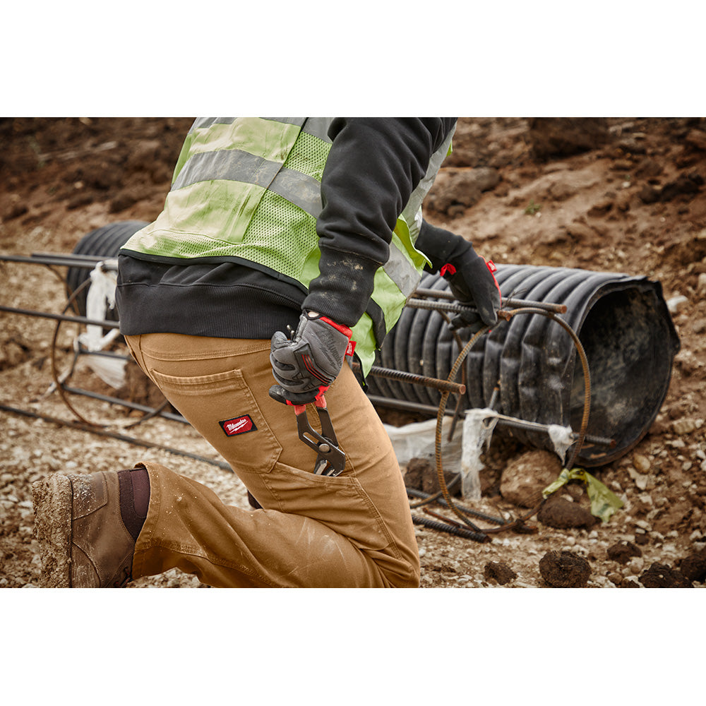 Heavy Duty Flex Work Pants - Khaki 3232