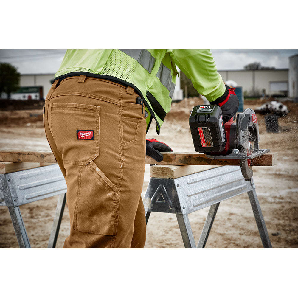 Heavy Duty Flex Work Pants - Khaki 3634