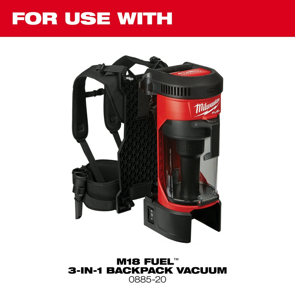 For use with M18 Fuel 3-in-1 Backpack Vacuum