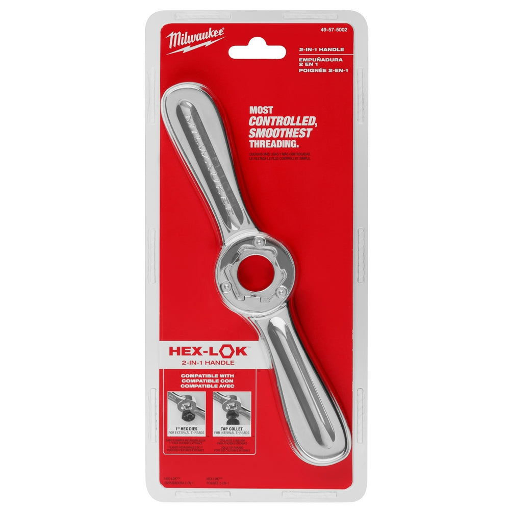 HEX-LOK™ 2-in-1 Tap and Die Threading Handle