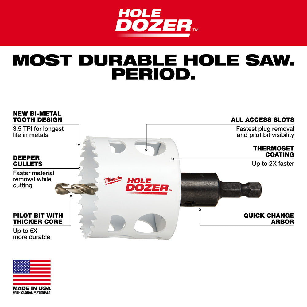 HOLE DOZER™ General-Purpose Hole Saw Kit - 15PC