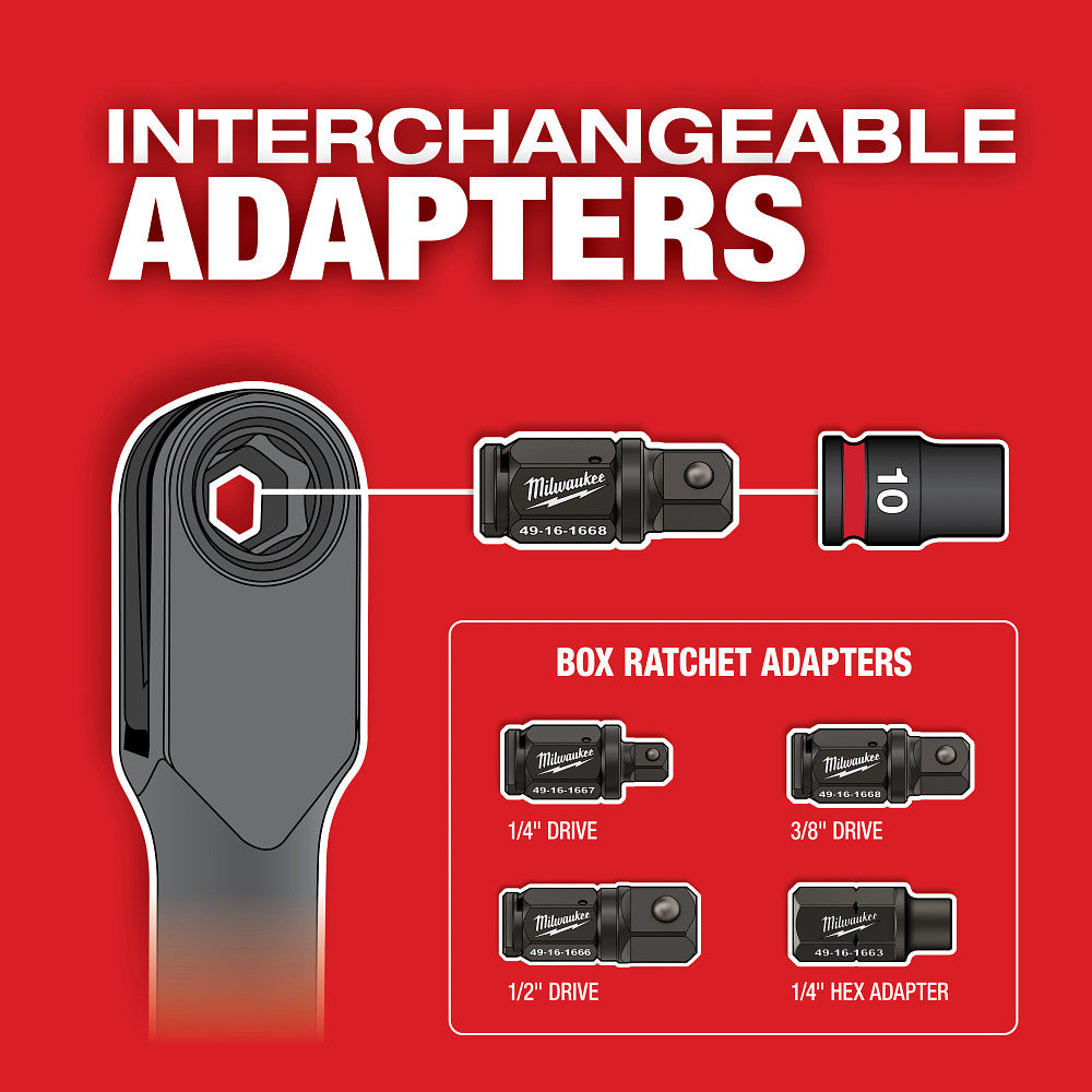 INSIDER™ Box Ratchet 1/4" Hex Adapter