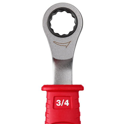 Lineman’s 2-in-1 Insulated Ratcheting Box Wrench