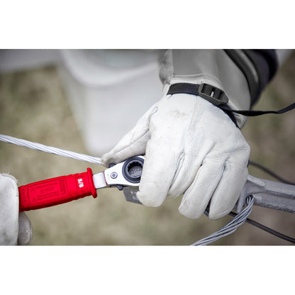 Lineman’s 4-in-1 Insulated Ratcheting Box Wrench