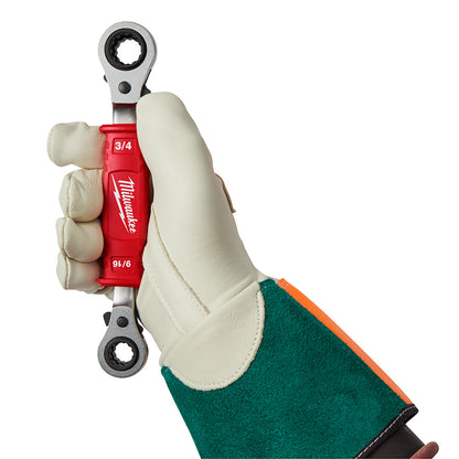 Lineman’s 4-in-1 Insulated Ratcheting Box Wrench