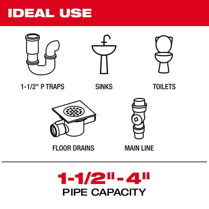 M12™ 75' Drain Camera w/ PACKOUT™ Compatibility